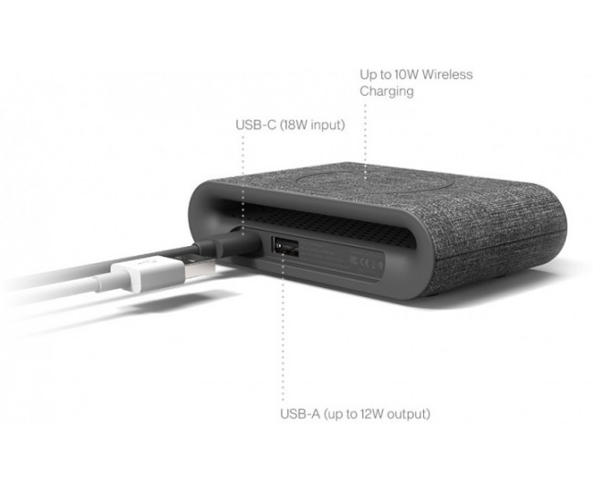  iOttie Беспроводное зарядное устройство iON Wireless Fast Charging Pad Plus Grey (CHWRIO105GR)